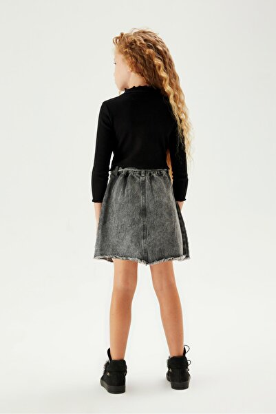 Tyess Bg Store Girl's Denim Skirt 23Fw0Tj4308