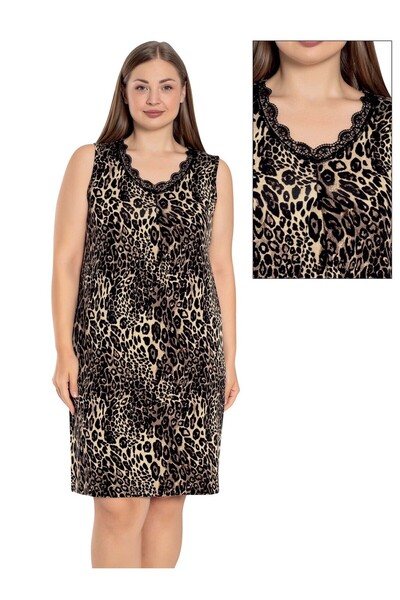 Cotpark 10701 Lace Large Size Nightwear