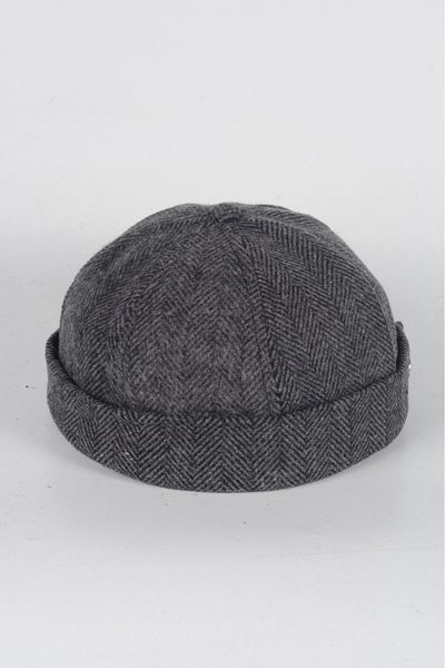 mercantoptan Unisex 100% Wool Print Wool Beret Winter Docker Hat