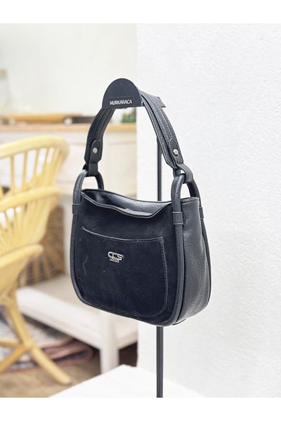 NUR KARACA CCS 17422 PIELE VERITĂ CU DETAIL BOLSO MÂNĂ ȘI GEANTĂ CROSSBODY PENTRU FEMEI