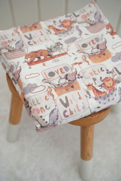 Tuğba Kuğu Ύφασμα μουσελίνας με στάμπα Little Wilds