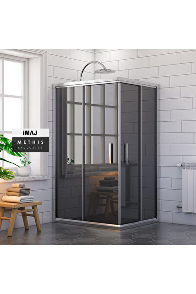 İmaj Banyo Methis Füme Cam Dikdörtgen Duşakabin