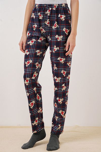 Bigdart Pantaloni de pijama cu model bleumarin 4323