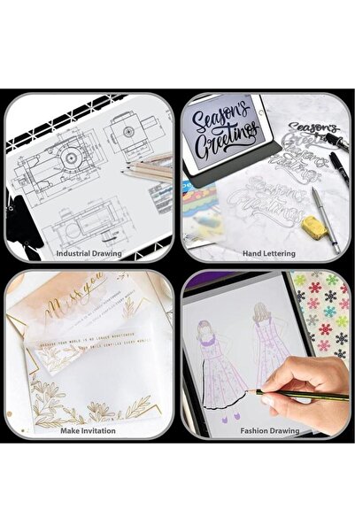 İstisna 25 Adet A4 92 Gr Optimum Kalınlık Tasarım Grafik Için Şeffaf Aydınger...