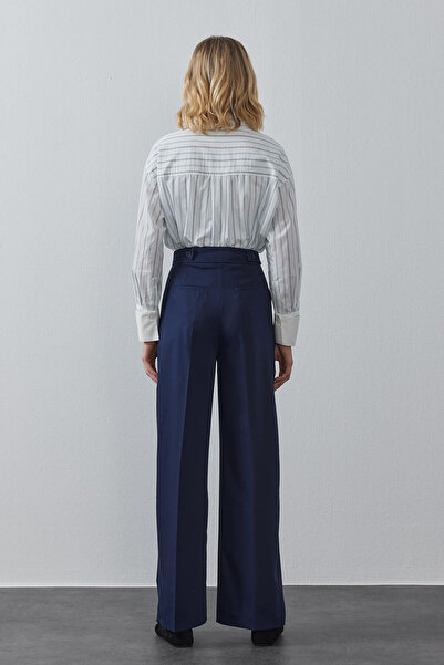 Tailors Room Сині брюки з однією складкою