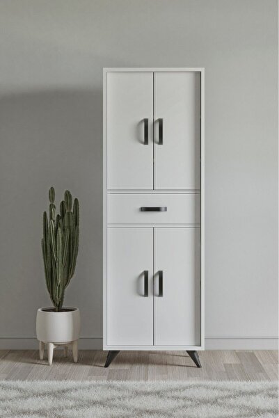 FUHO Eva Çok Amaçlı Dolap Beyaz