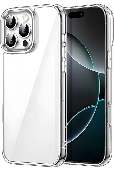 REON İphone 16 Pro uyumlu Kılıf Yumuşak Şeffaf Ince Esnek Renksiz Silikon Kapak