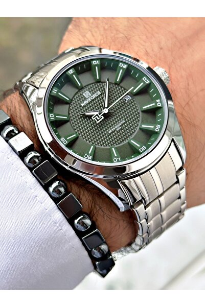 Naviforce Navıforce takvimli  Erkek Kol Saati+bileklik hediyeli