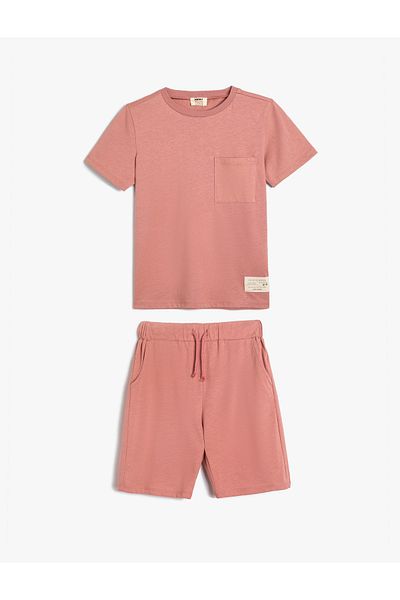 Koton Shorts T-Shirt 2er-Set Baumwolle