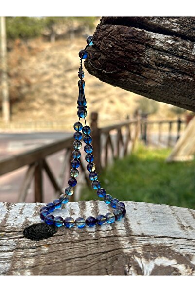 TESBİHSARAYI Rozariu de lungimea mâinii din chihlimbari de foc