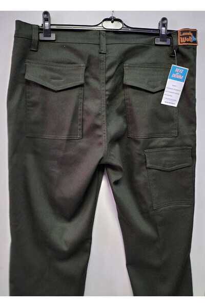 BeyzDenim Dark Green Power Lycra Αδιάβροχο - Personality Thermal Stand και παντελόνι πεζοπορίας