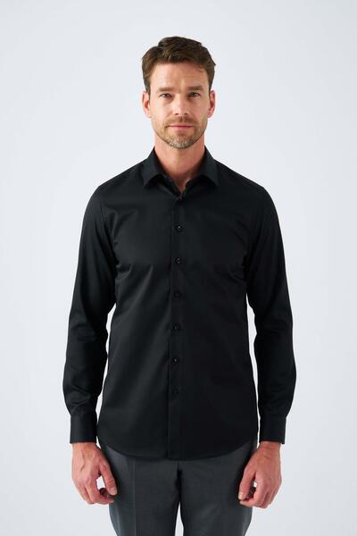 Paşahan Classic Lapel 100% Cotton Comfort Fit Men's Shirt