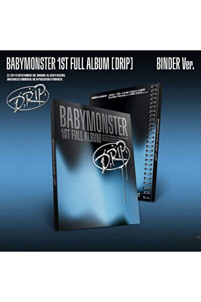 Kpop Dünyasi BABYMONSTER 1st FULL ALBUM – DRIP (BINDER Ver.)