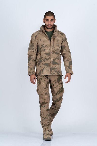 Combat Tactical Palton Softtjell pentru bărbați - Camuflaj, Rezistent la apă, În aer liber - 305