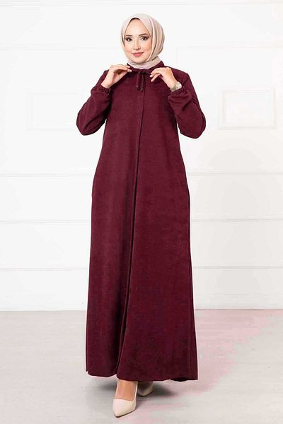 EBRUTESETTÜR Hijab Ferace with Lace Collar