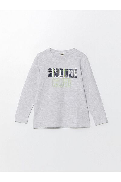 LC Waikiki Set de pijamale pentru copii LCW Kids, cu gâtul rotund, pentru băieți