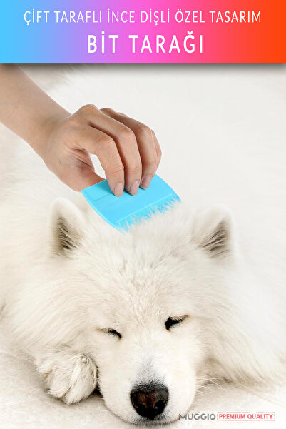 Muggio Bit Tarağı Özel Tasarımlı Sık Dişli Bit Tarak 1 Adet