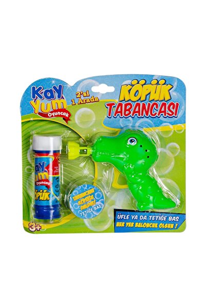 Doğan Oyuncak Dünyası Timsah Figürlü Köpük Tabancası - Baloncuk Tabancası - K...