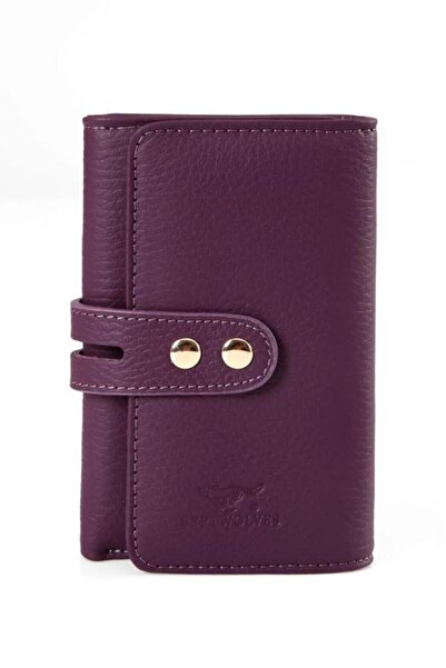 SEPTWOLVES Hakiki Deri Gold Detaylı Kadın Kartlık Ve Cüzdan