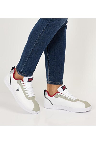 U.S. Polo Assn. U.S.POLO ASSN BASEL 3PR WHITE COMFORT CASUAL ΚΑΘΗΜΕΡΙΝΑ ΑΘΛΗΤΙΚΑ ΠΑΠΟΥΤΣΙΑ