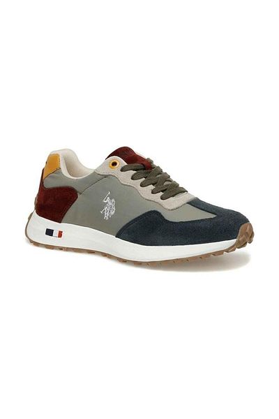 lumberjack U.S.POLO ASSN COOPER MULTI 3FX OLIVE COMFORT CASUAL ΚΑΘΗΜΕΡΙΝΗ ΑΘΛΗΤΙΚΑ ΠΑΠΟΥΤΣΙΑ