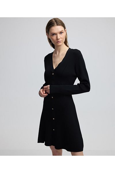 İpekyol Buttoned Knitwear Dress