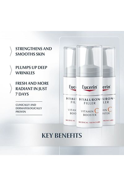 Eucerin - Hyaluron-Filler Vitamin C Booster 8Ml - Pack Of 3