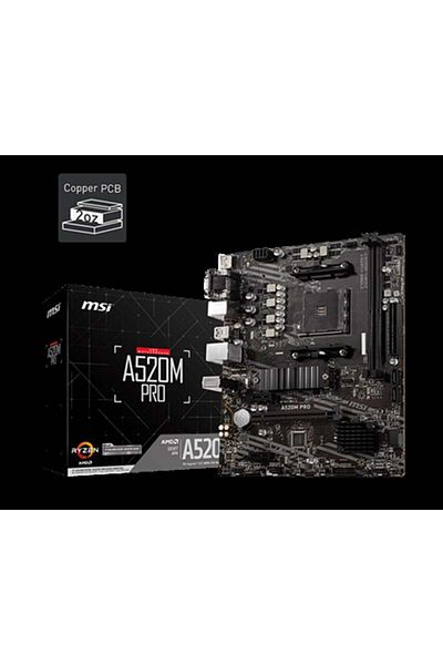 MSI A520M-A Pro Ddr4 4600/1866Mhz M.2 Matx Am4