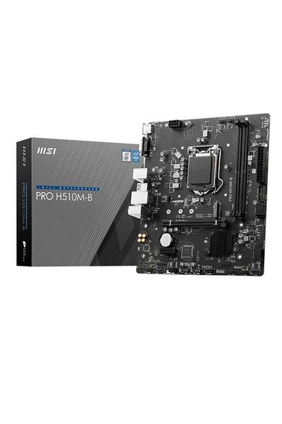 MSI Pro H510M-B (H410 Placed) Ddr4 HDMI Pcie 16X V4.0 1200P