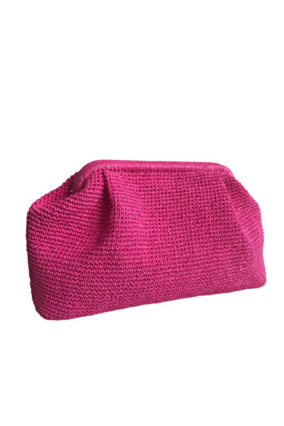 CEYBAG Kadın Hasır Örgü Clutch El Çantası