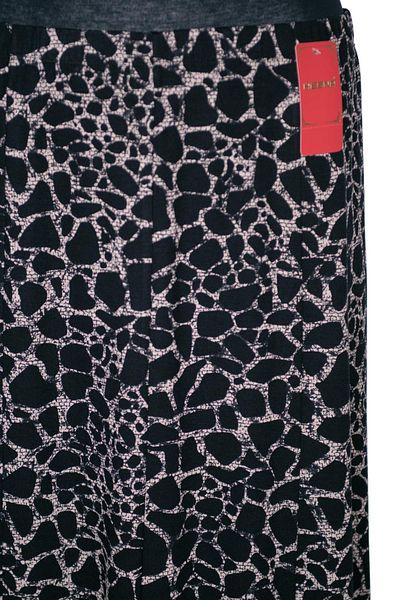 HESNA Large Size 8 Piece Stoned Black Women's Skirt - Ecem