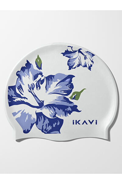 İKAVİ Високоякісний силіконовий надувний матрац для моря та басейну з квітковим принтом