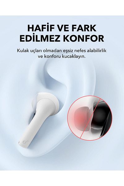Anker Soundcore K20I White Bluetooth Headset - 36 Hours Playtime A3994