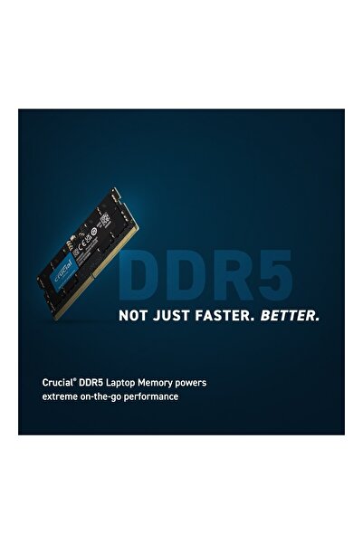 Crucial 32GB (2x16GB) 5600MHz DDR5 CL46 Notebook Ram CT2K16G56C46S5