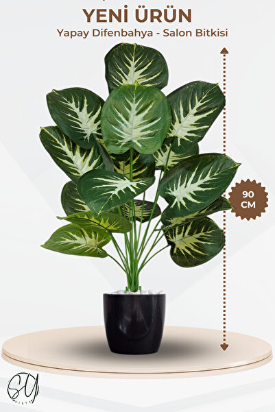 SY Vista Yapay Difenbahya - Salon Bitkisi 85-90 CM