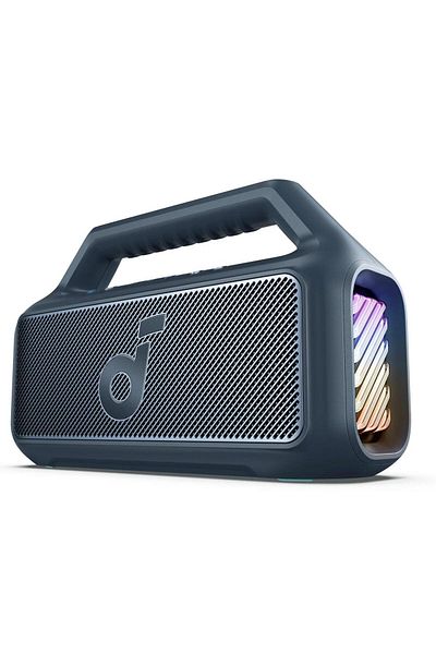 Anker Soundcore Boom 2 Portable Bluetooth Speaker Compatible - 80W Bassup ™   Technology - Ipx7 - Navy Blue