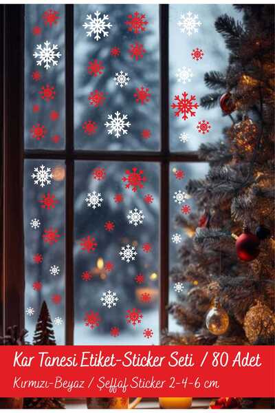 fırsatlar diyarı Set de autocolante cu fulgi de nea de Anul Nou de Crăciun - ...