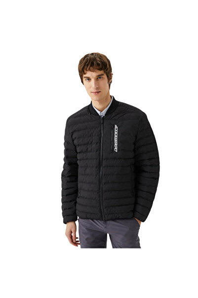 Lacoste Erkek Hakim Yaka Kapitone Siyah Mont Bh0303.03s