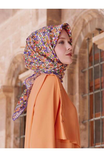 Armine Eșarfă din mătase ARMİNE TWILL SERIA NOSTALGIA 9004D04-04 TWILL