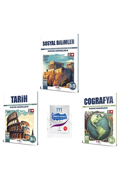 Bes Yayınları Ulti Yayınları TYT  Sosyal Bilimler ve Tarih Coğrafya Branş Den...