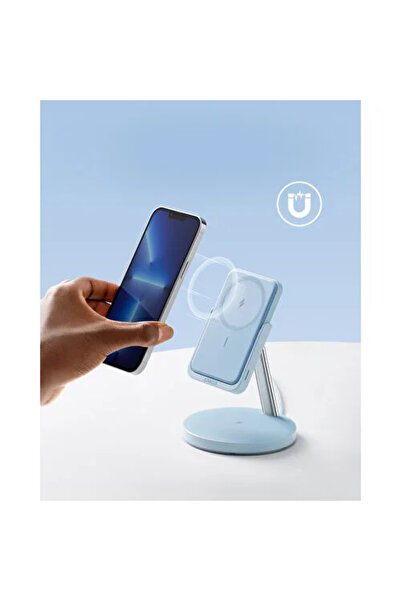 Anker 633 Magnetic Wireless Şarj - B25a7 - Mavi
