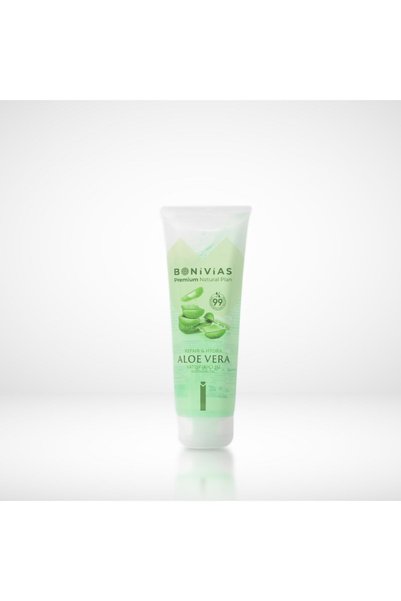 BONİVİAS Bonivias Aleovera Soothing, Moisturizing Body Care Gel 99% Aloevera & Panthentol 250 ml