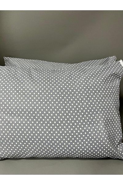 mihriban Set of 2 Polka Dot Pattern Pillowcases 50X70 cm