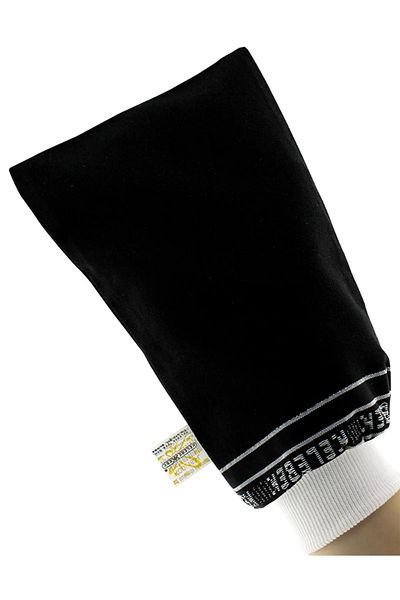 Bilian Butterfly Pouch Elastic Thick Ottoman Black Bath Bath Washcloth, Skin Care