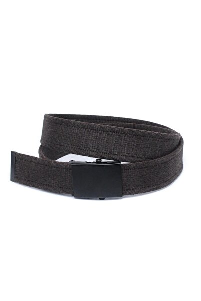 HBS Unisex 4cm Μαύρη Ζώνη Στήλης - Με Πόρπη