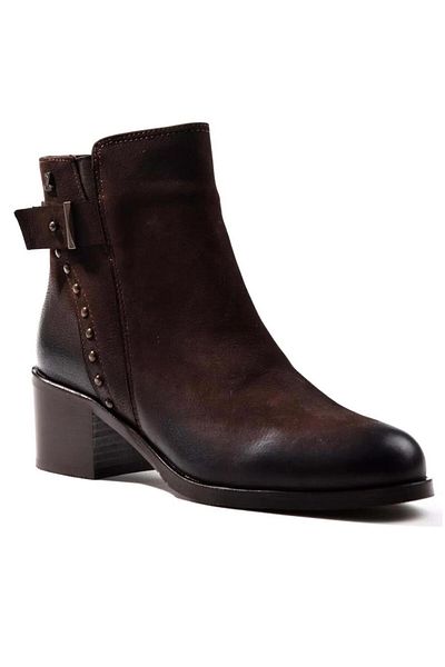 Venüs 1950925 K Genuine Nucuk Leather Heeled Classic Women's Boots