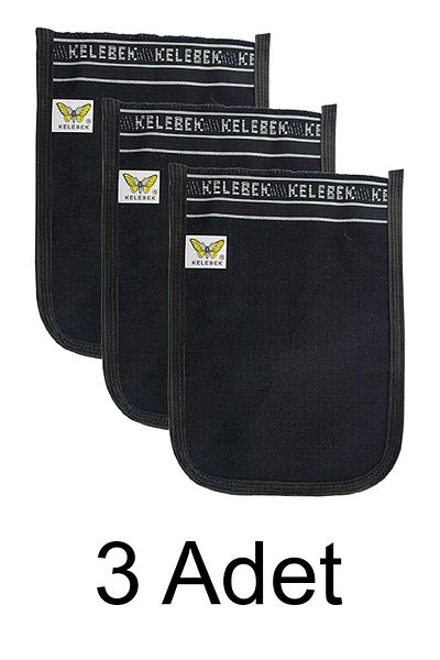 Bilian 3 Thick Black Butterfly Pouches - Bath, Bath, Spa and Skin Care
