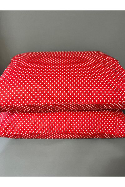 mihriban Set of 2 Polka Dot Pattern Pillowcases 50X70 cm