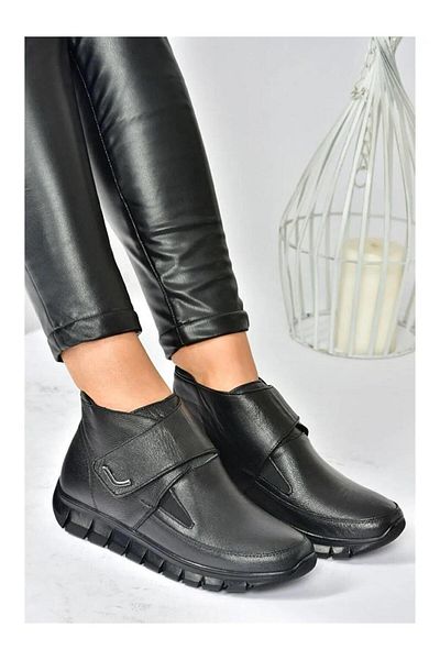 CHOPPER Orthopedix 22339 Genuine Leather Velcro Women's Boots