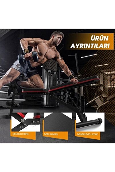 Sporsize Adjustable Shuttle Weight Bench - Ayarlanabilir Mekik Bench Ağırlık Sehpası